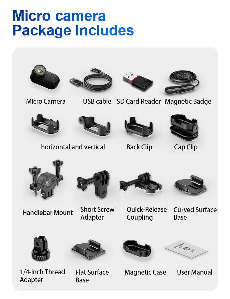 TOVEXI L22 4K Thumb Camera for Cycling & Vlogging