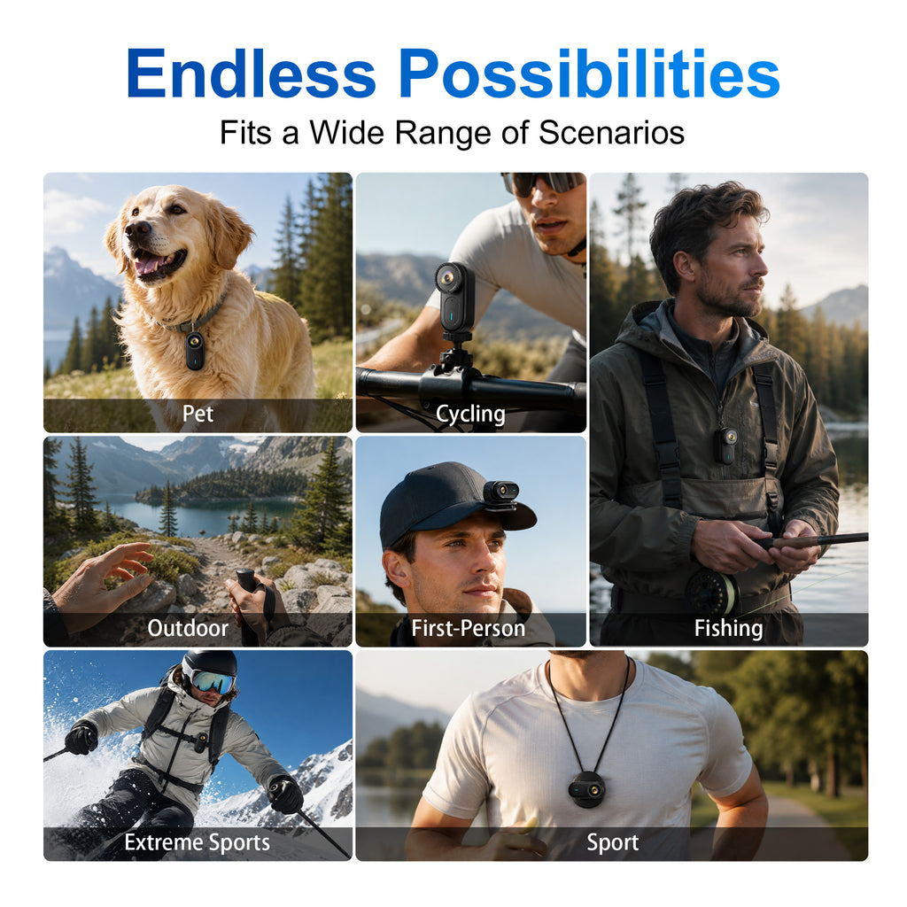 TOVEXI L22 4K Thumb Camera for Cycling & Vlogging