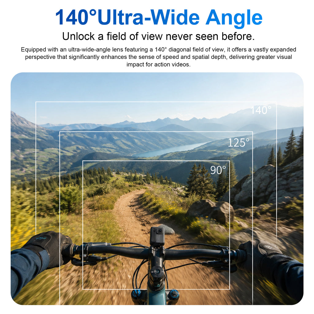 TOVEXI L22 4K Thumb Camera for Cycling & Vlogging