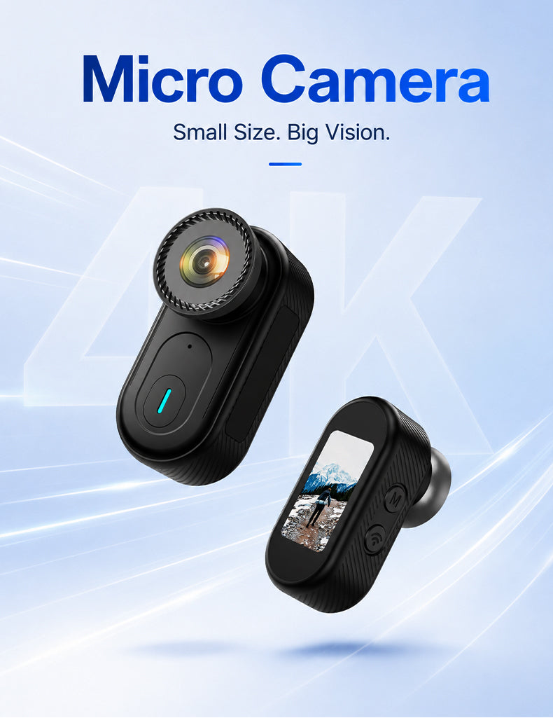 TOVEXI L22 4K Thumb Camera for Cycling & Vlogging